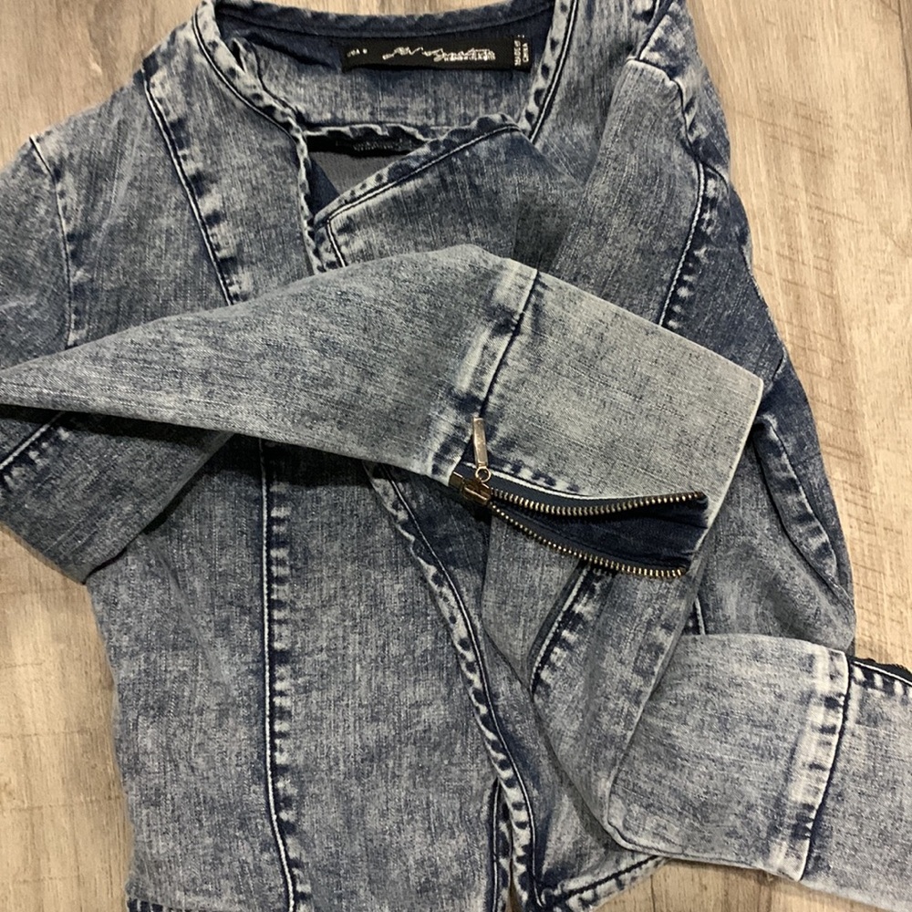 Jw Signature Cropped denim Jacket Small - Picture 7 of 7